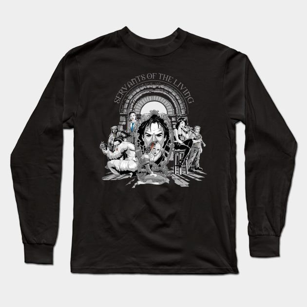 Servants of the Living Long Sleeve T-Shirt by saqman